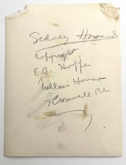 Signed E O Hoppe 1920s Pictorial Photo of Author Sidney Howard 6×8