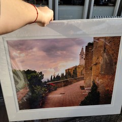 NEW ~ Craig Love Photograph Italy Ltd Ed 7/100 ‘La Mura’ Pienza, Toscana Scenery