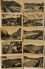VINTAGE PHOTOS. San Sebastián, La Concha Beach, Avenida de España. Spain