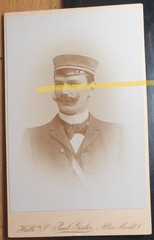 Corps Teutonia Halle – SS 1893 – Otto Zahnert – CDV Paul Gerber / Studentika