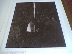 VIK MUNIZ ‘Shovel’, 1999 from ‘Pictures of Soil’ SIGNED Photograph Print 29″x23″