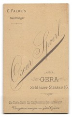 Photograph Oscar Spoerl, Gera, Schleizer-Straße 16, portrait of a young man