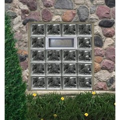 Screen Windows Ventilation Hopper Vent Glass Block Windows Removable Screen NEW