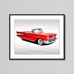 Classic Cars – 1957 Chevy Bel Air – Print