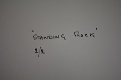 Original ALAN HOUGHTON fine art Photography STANDING ROCK 2/2 2002 15 X 20