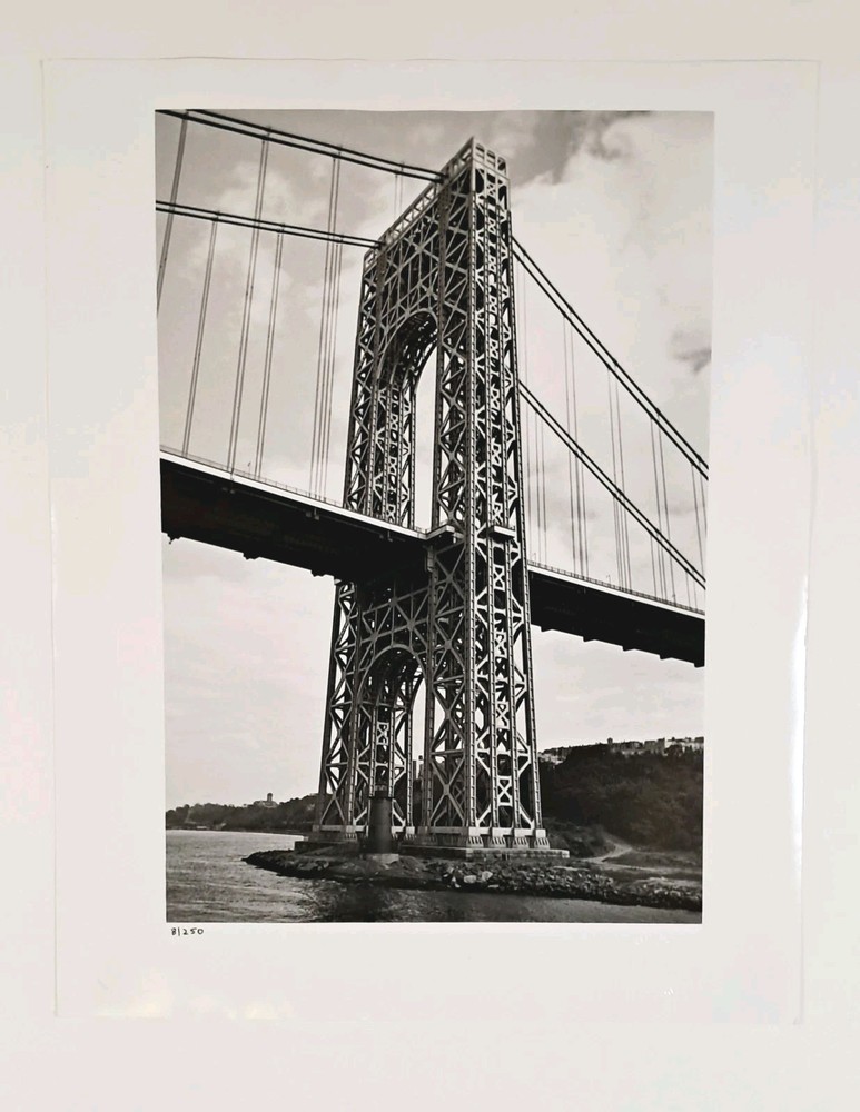 Alfred Eisenstaedt, GEORGE WASHINGTON BRIDGE, Limited Edition From His Negative