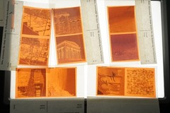 Photo Negative Bundle View Italy Segesta Temple Sicily Lot Color Picture Old