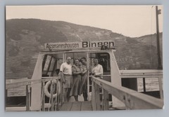 Anleger Schiff Fähre Assmannshausen Bingen – Altes Foto