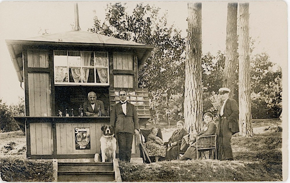 Snack By The Forest Beer Sale Poor Vintage Circa 1918