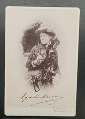 Photo CDV KAB portrait Barsescu actor Vienna Austria art picture woman model