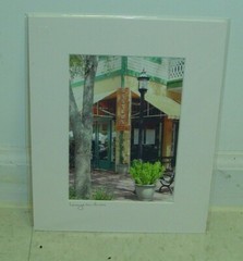 ART PHOTOGRAPHY Sisters cafe, sunny day, plants around by Larry Santucci 8×10