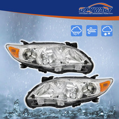 Headlights Front Head Lamps Replacement for 2011 2012 2013 Corolla S XRS Headlig
