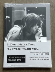 🎈New! Sealed! Saul Leiter – It Don’t Dont Mean a Thing, Limited Edition, Japan