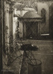 1950/56 Vintage JOSEF SUDEK Car City Surreal Window View Original Photo Gravure