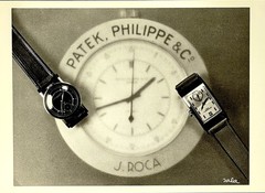 Patek Philippe Watch Display – Vintage Fotofolio Art Photo Print Card 4.25”x6”