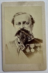 orig. CDV photo photograph picture old fashion around 1870 General Lebœuf soldier France