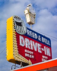 8×10 Vintage photo of Reed & Bell Drive-In, Alexandria, LA. Vol. #2.