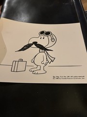 Vintage Lot Of Cartooon Fan Mail Souvenirs, Postcards, Photos Etc Snoopy Etc
