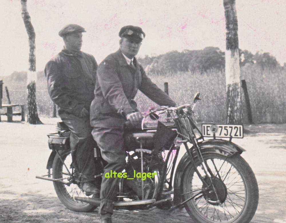 original Foto AK Motorrad Krad NSU V2 – DKW BMW Ardie Wanderer Triumph [3646-3]