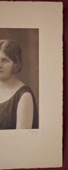 Vintage Portrait Photograph of a Young Woman by J. Weston & Son, Eastbourne