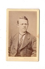 Carl Jagerspacher CDV photo portrait of a man-Gmunden 1877