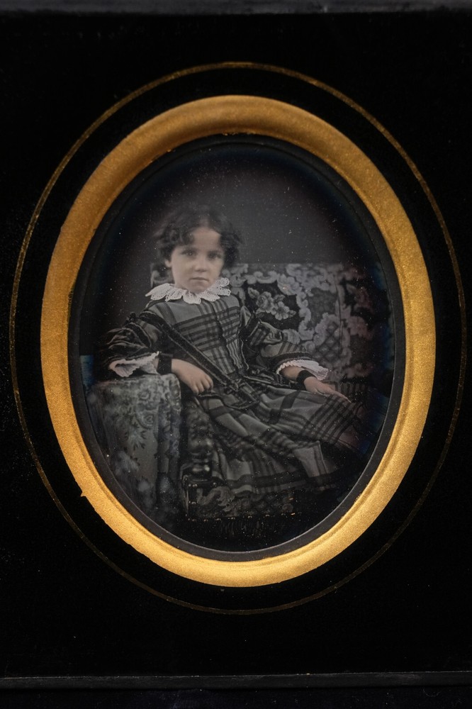 Daguerreotype, Portrait of a Girl, Quarter Plate 9x12cm