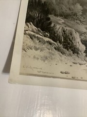 Vintage Photograph William McIlvaine California CA Panning For Gold 9.5“ X 6.5“