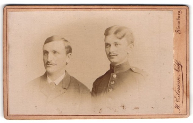 Photograph H. Eilmann Nachf., Flensburg, Angelburgerstrasse 20, soldier in Unifo