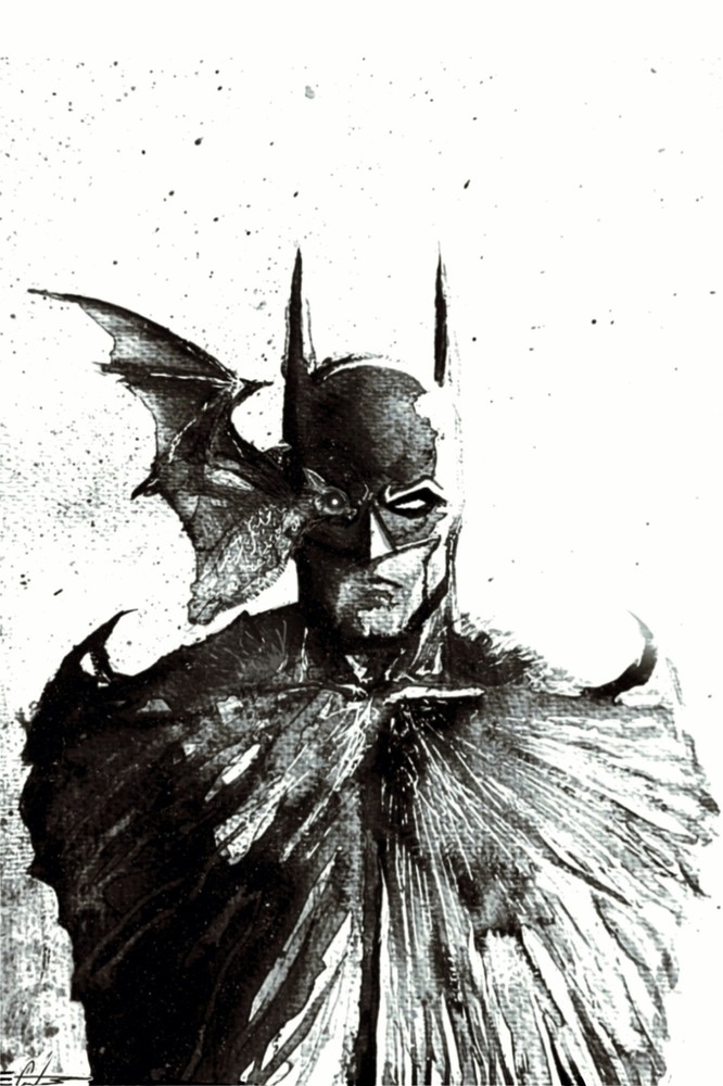 4×6 photo print Of BATMAN «BLIND AS A BAT» by E Carter