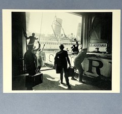 S.S. Aquitania, 1920s Fotofolio Art Print Card Photo By Lejaren Hiller 4.25”x6”