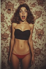 5 ~ 4X6 Glossy HORROR Fine Art ‘ SCREAM QUEEN ‘ Photo FANTASY Set ! 211359079