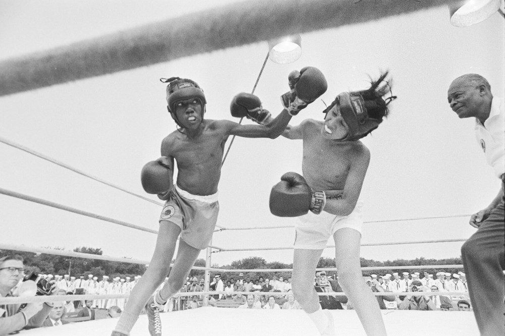 Young Boxer 20X30cm Film Photo Print