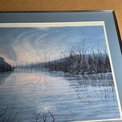 Eli Thomas Native American Wolves Along the Mohawk Lithograph Limited Edition