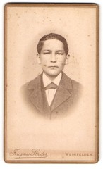 Photograph Jayques Studer, Weinfelden, portrait of a young man