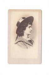 CDV Photo Lady Portrait – Unknown Place 1870s