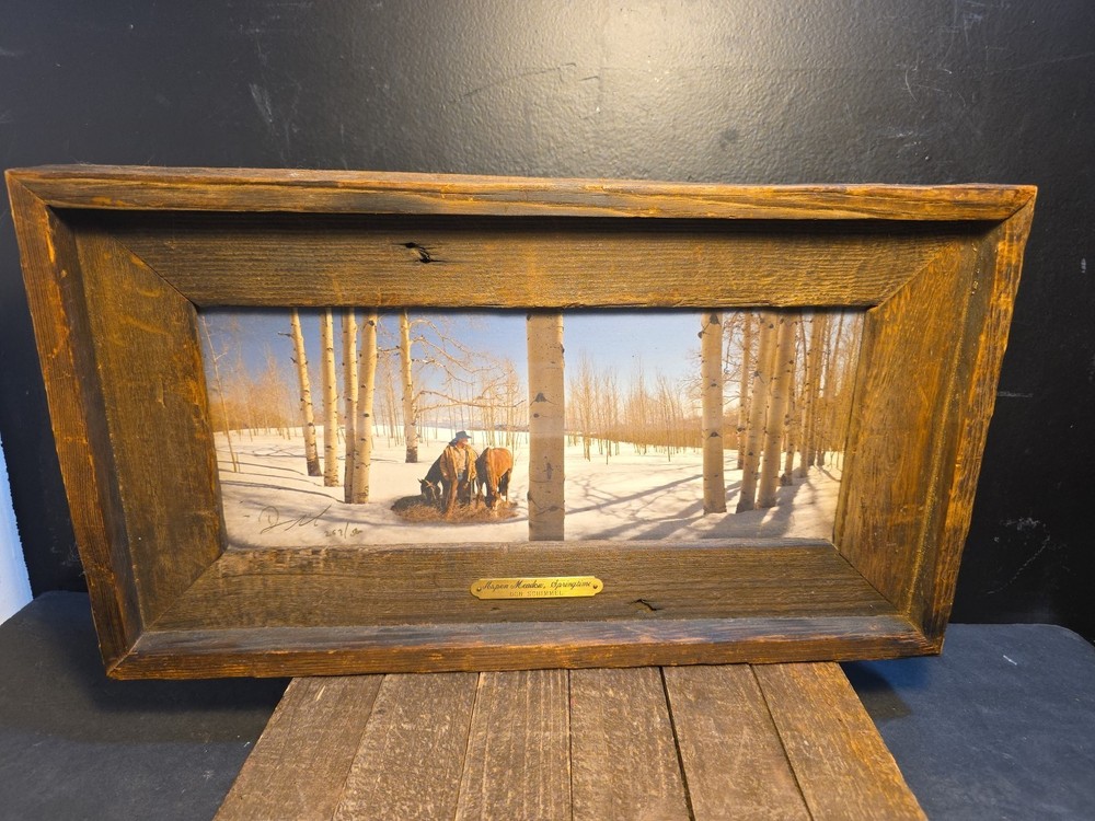 Don Schimmel Signed & Numbered Photography Cowboy «Aspen Meadow,Springtime.»