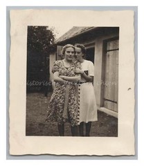 Beautiful Portrait of Two Women – Vintage Photo 1930s