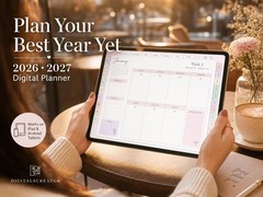 Digital Planner | Daily, Weekly, Work Goodnotes iPad Planner Digital Journal Pdf