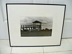 MATTED PHOTOGRAPHY South Western Silhouette By Larry Santucci 2007 Framed 20×16