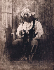R HENDRICKSON Large Vintage Original Photo CARIBBEAN PIRATE SWASHBUCKLER R209