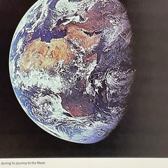 Vintage Apollo 11 Earth Photo NASA 1969 Space Exploration Print