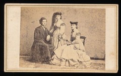 Leon Van Loo (1841-1907) CDV – Fine Group of People – Cincinnati O. USA 1866