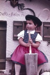 35mm slide · folk customs – the little dairywoman