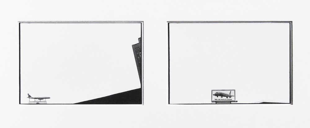 Nathan LYONS: Notations in Passing, 1968-69 / 2 Silver Prints /Ptd 1982/ SIGNED!