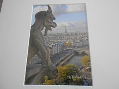 ***LARRY HUMPHREY*** FINE ART PHOTO/ PARIS, FRANCE/ SBA/ #1592/ GARGOYLE/ EIFFEL