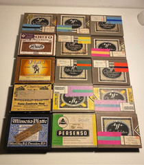 Glass plates negatives collection approx. 70-100 pieces Agfa Isolar Chromo 1925-1944 original packaging