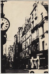 Original late 1960s Paris street scene, by Karl Knezu
