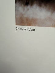 Christian Vogt Signed Photograph – Red Series Image- 17×13 C-Print