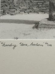 Rare Signed Catrina Fraser Photo “Standing Stone, Aberlemno” 69/100