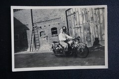 Photo Motorcycle Photo Wismar 6 x 9 cm approx. 1940